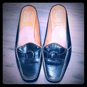 Cole Haan/Nike black leather slip on loafers